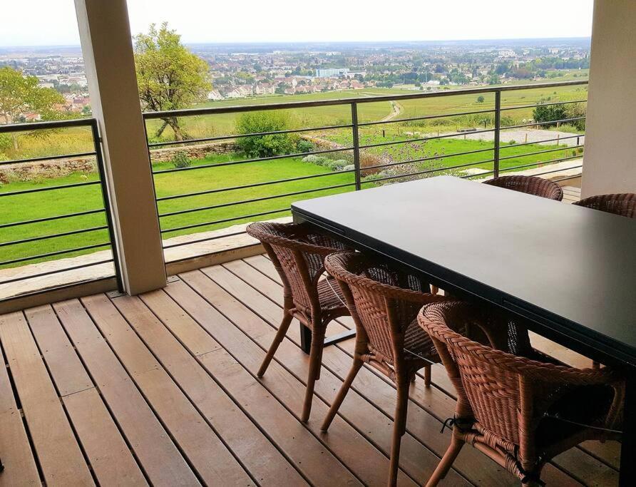 Vila La Maison De L'Ecu : Charme Et Vue Incroyable Beaune  Exteriér fotografie