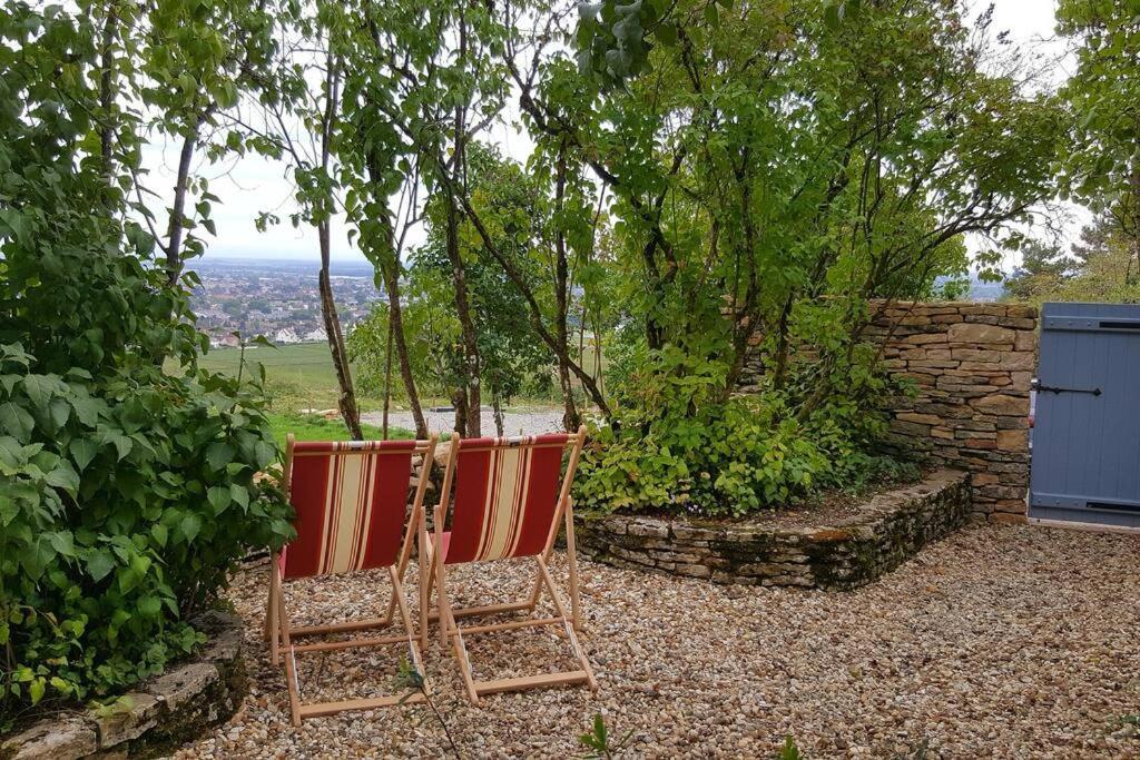 Vila La Maison De L'Ecu : Charme Et Vue Incroyable Beaune  Exteriér fotografie