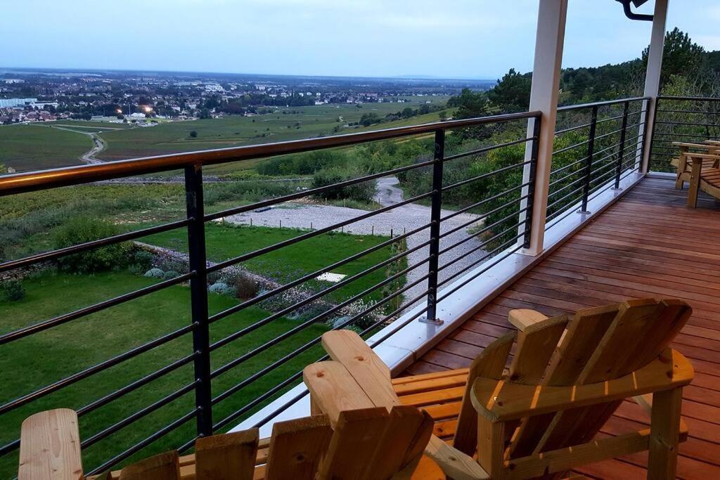 Vila La Maison De L'Ecu : Charme Et Vue Incroyable Beaune  Exteriér fotografie